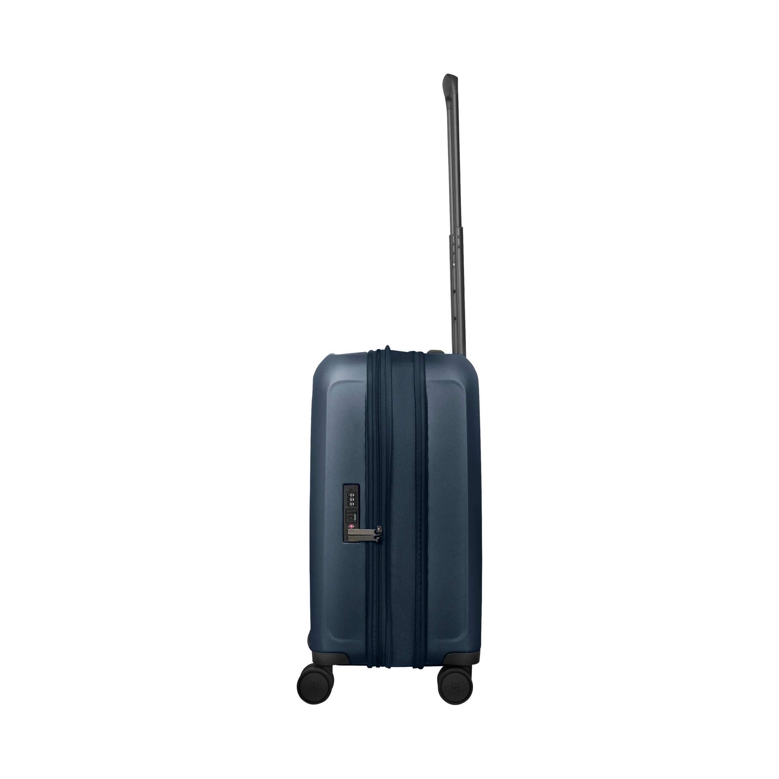Victorinox Connex Frequent Flyer Plus Hardside Carry-On in Deep Lake — angle view 9