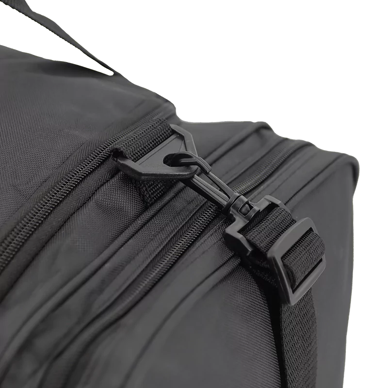 J World Copper Sport Duffel Bags in Black 18" — detail view # color_Black