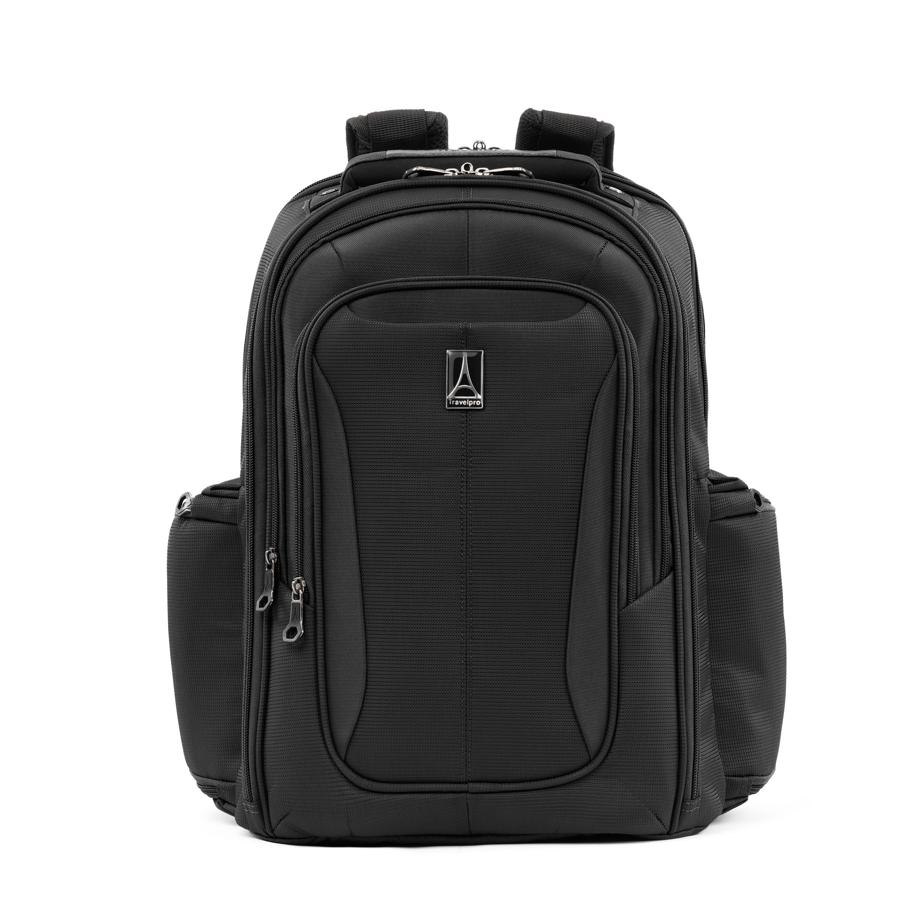 Travelpro Tourlite Laptop Backpack in Black — front view