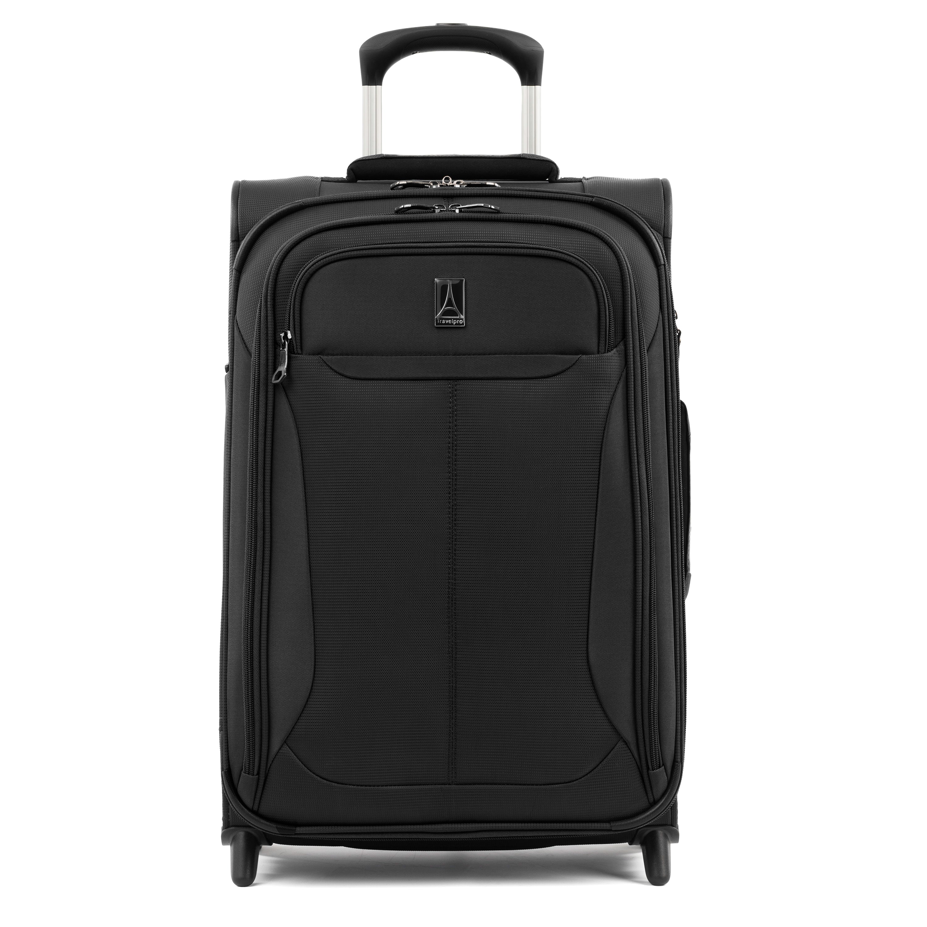 Travelpro Tourlite 22" Carry-On Expandable Rollaboard in Black — front view