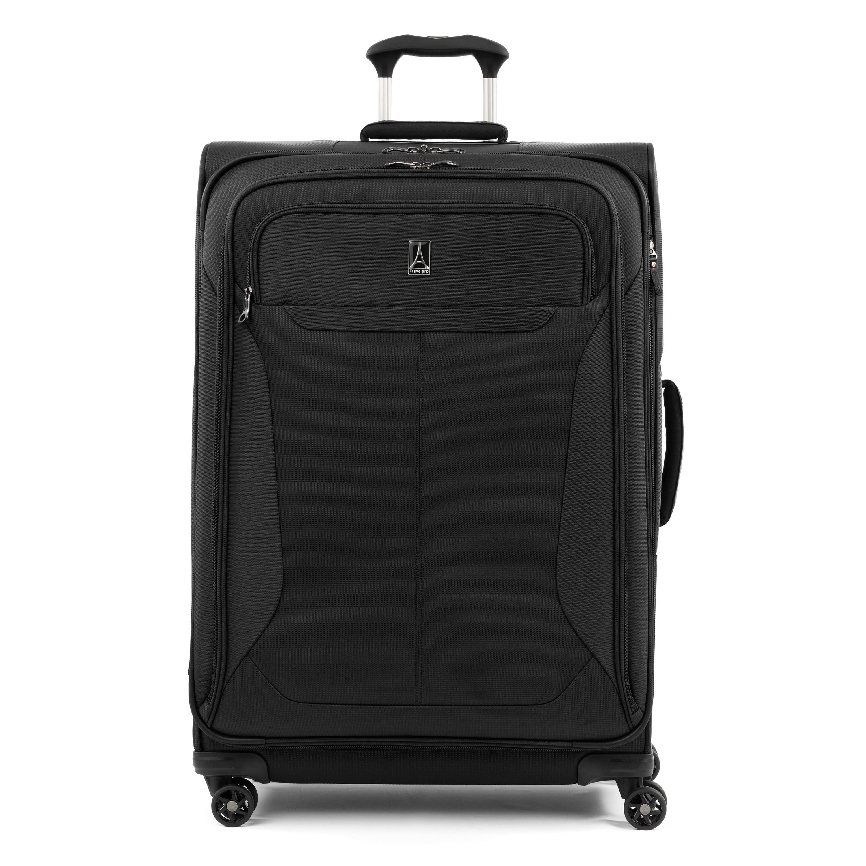 Travelpro Tourlite 29" Expandable Spinner in Black — front view