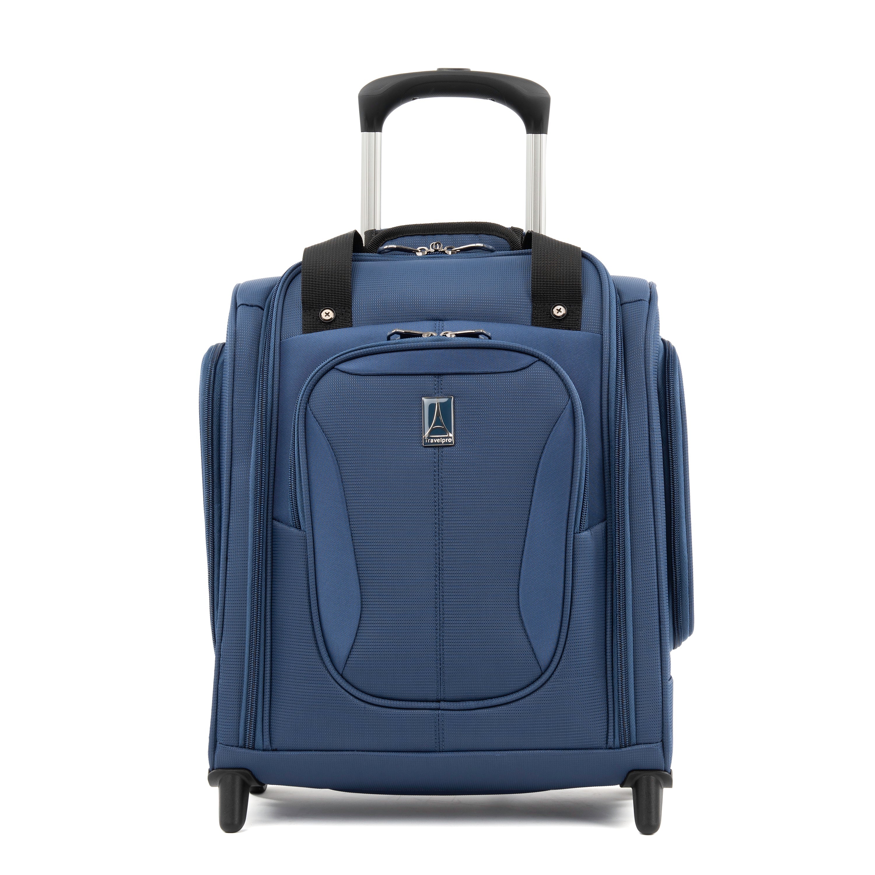 Travelpro Tourlite Carry-On Rolling Underseat Bag in Midnight Blue — front view
