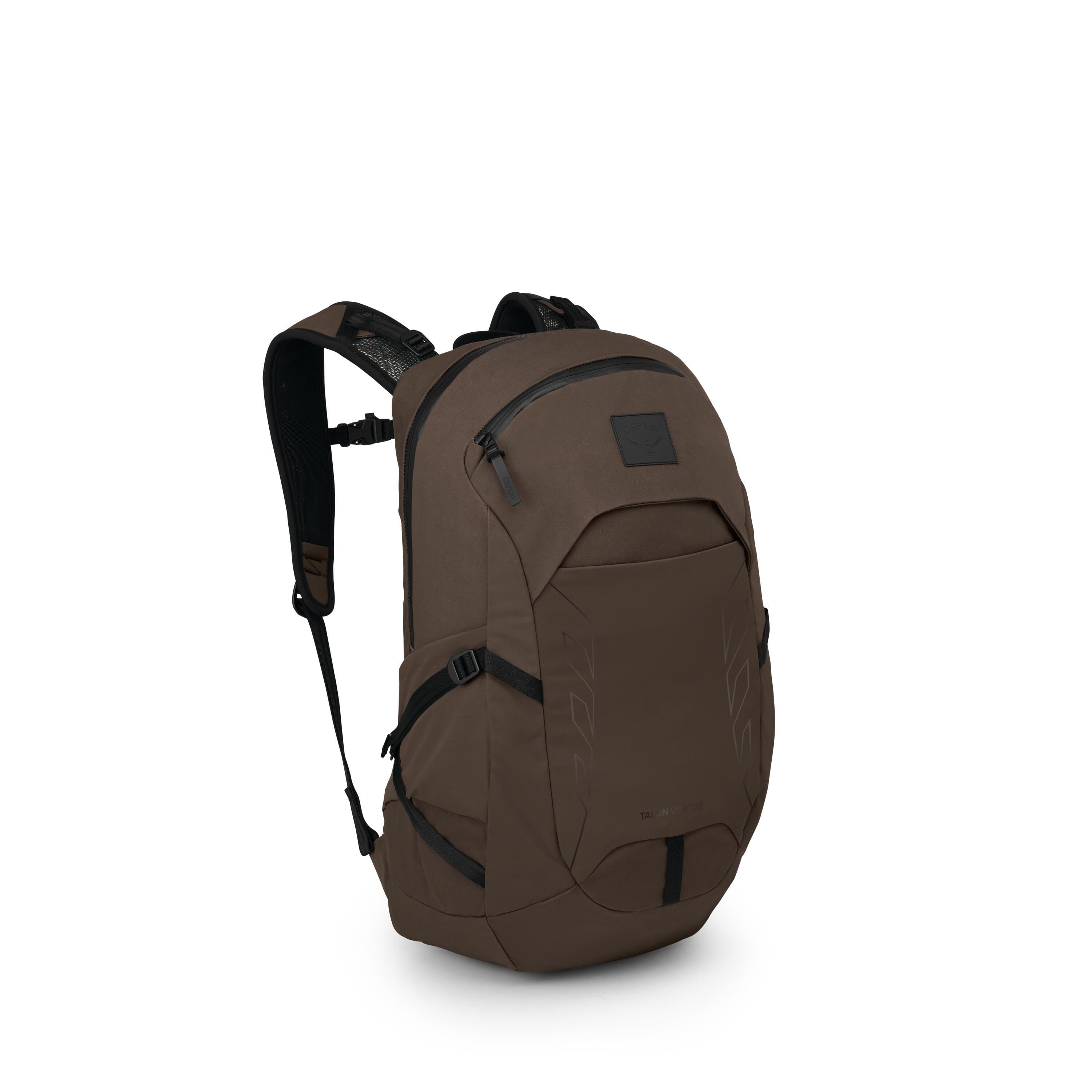 Osprey Talon 22 VSN Laptop Backpack 22L in Truffle Brown — angle view 2