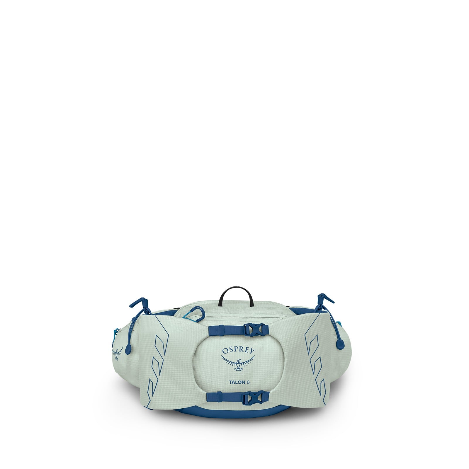Osprey Talon 6 Lumbar Pack 6L in Frosty Mint Green/Night Shift — front view