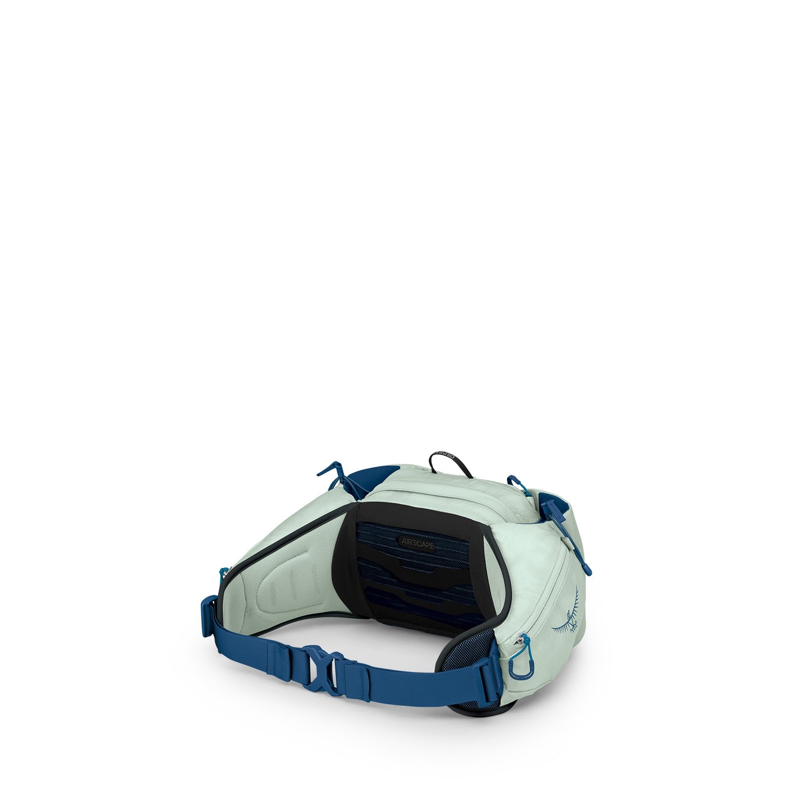 Osprey Talon 6 Lumbar Pack 6L in Frosty Mint Green/Night Shift — angle view 3