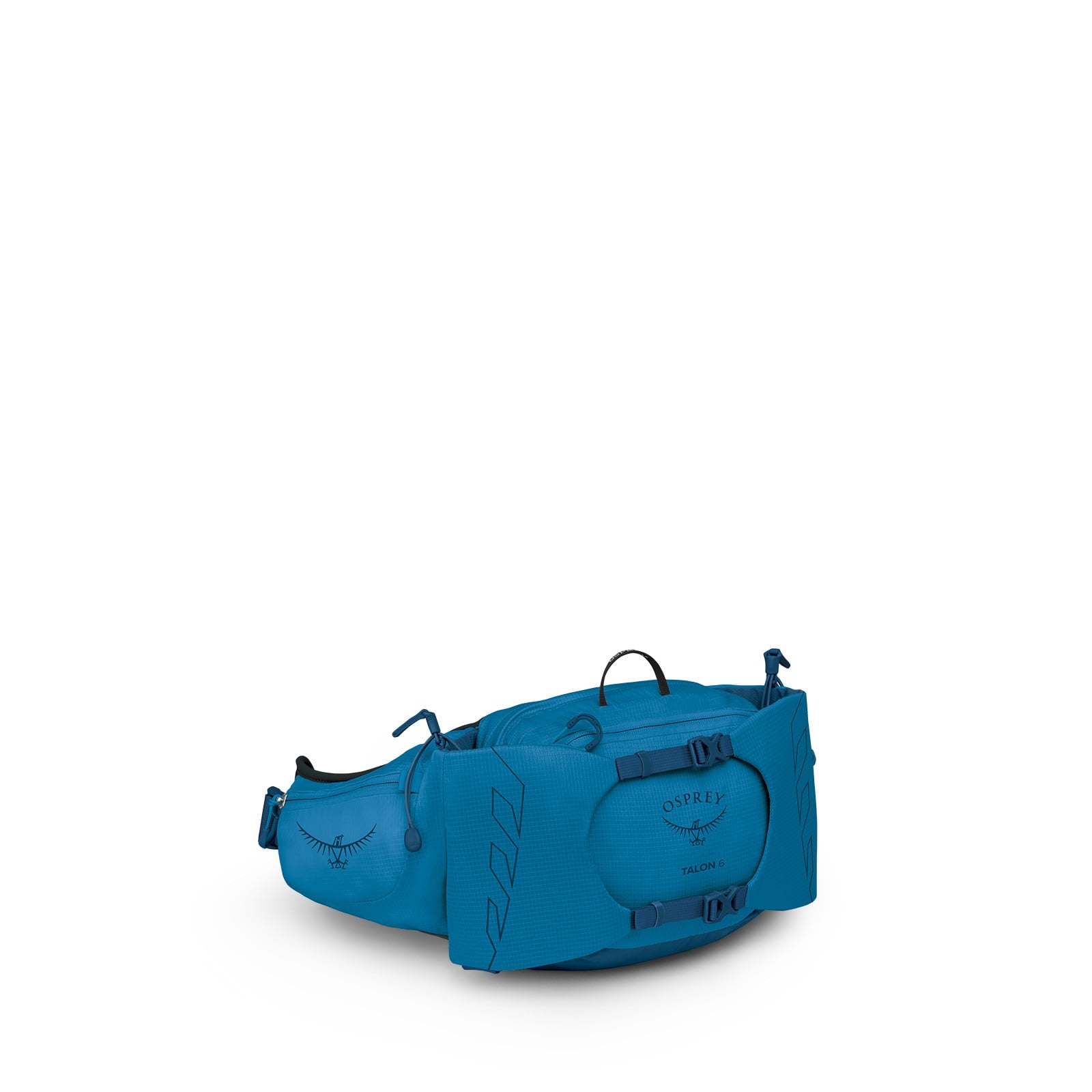 Osprey Talon 6 Lumbar Pack 6L in Scoria Blue/Night Shift — angle view 2