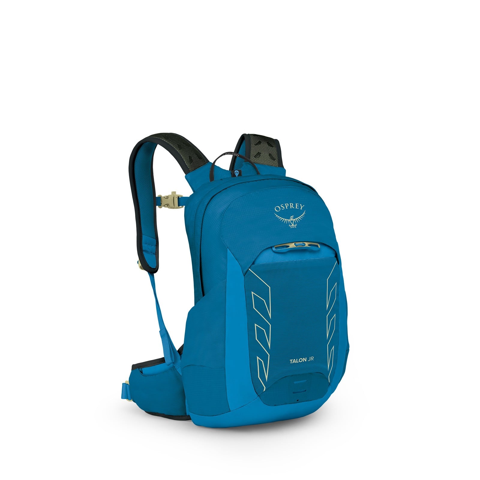 Osprey Talon Jr Kids Hiking Backpack 11L in Scoria Blue — angle view 2