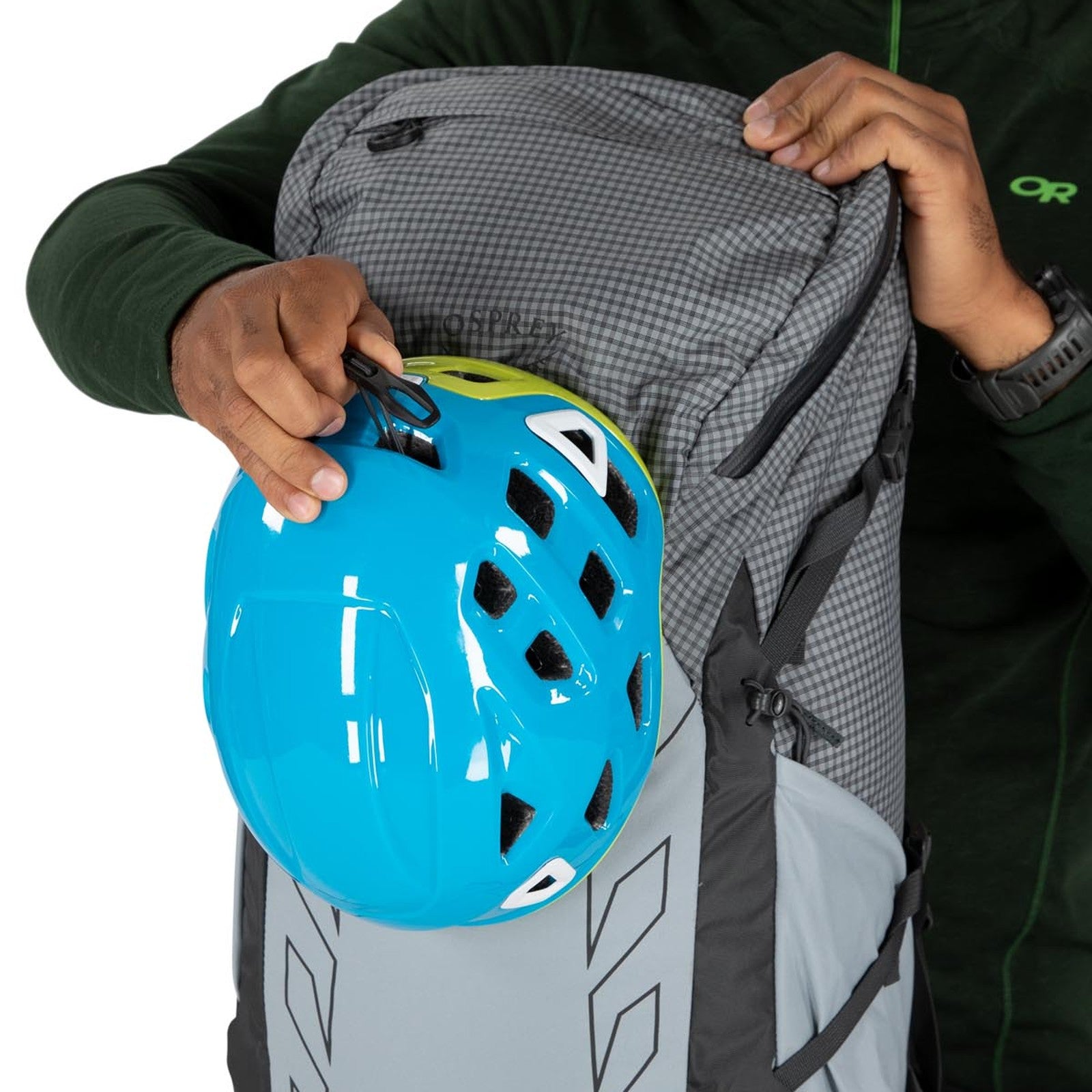 Osprey Talon Pro 30 Hiking Backpack 30L in Silver Lining — detail view 2