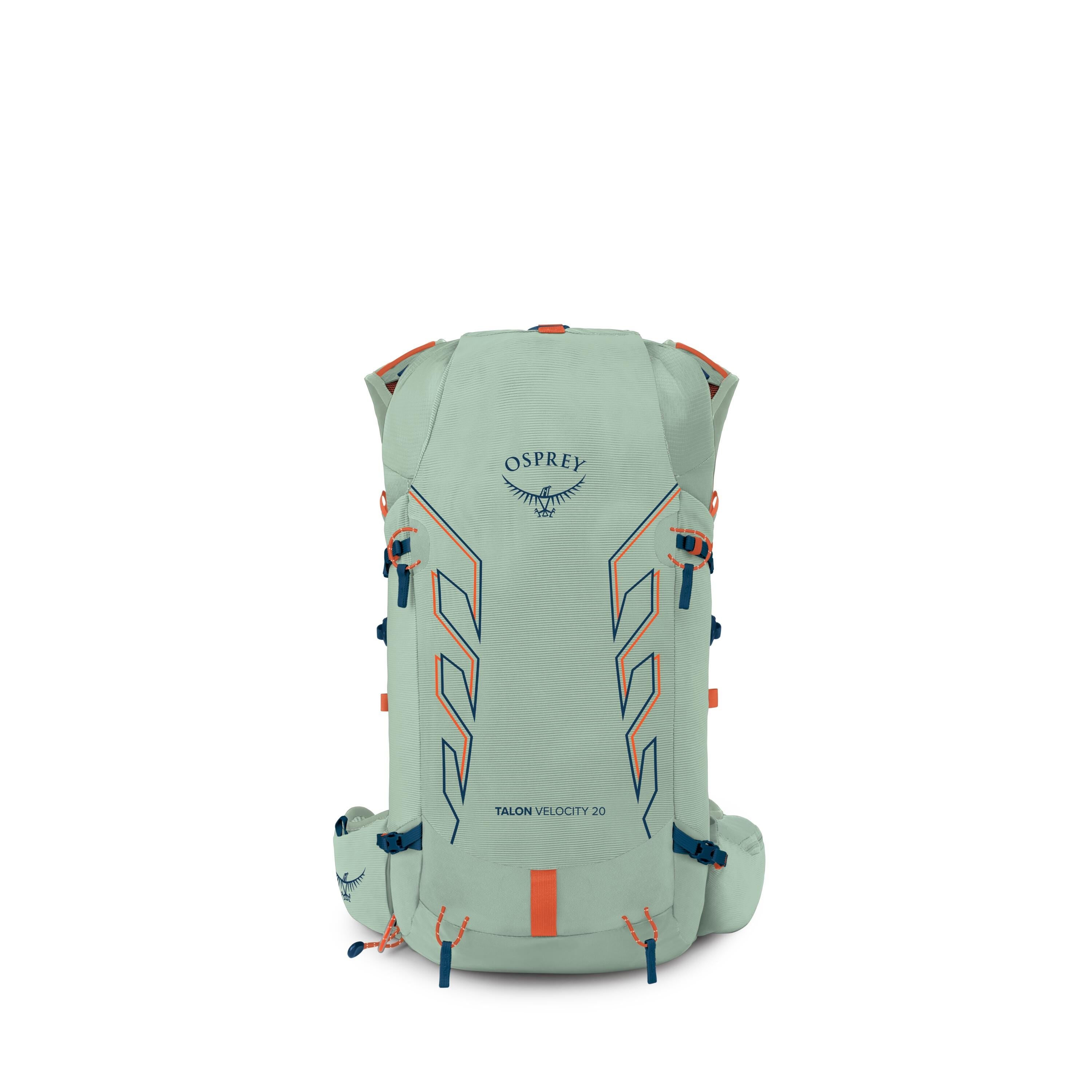 Osprey Talon Velocity 20 Hiking Backpack 20L in Frosty Mint — front view