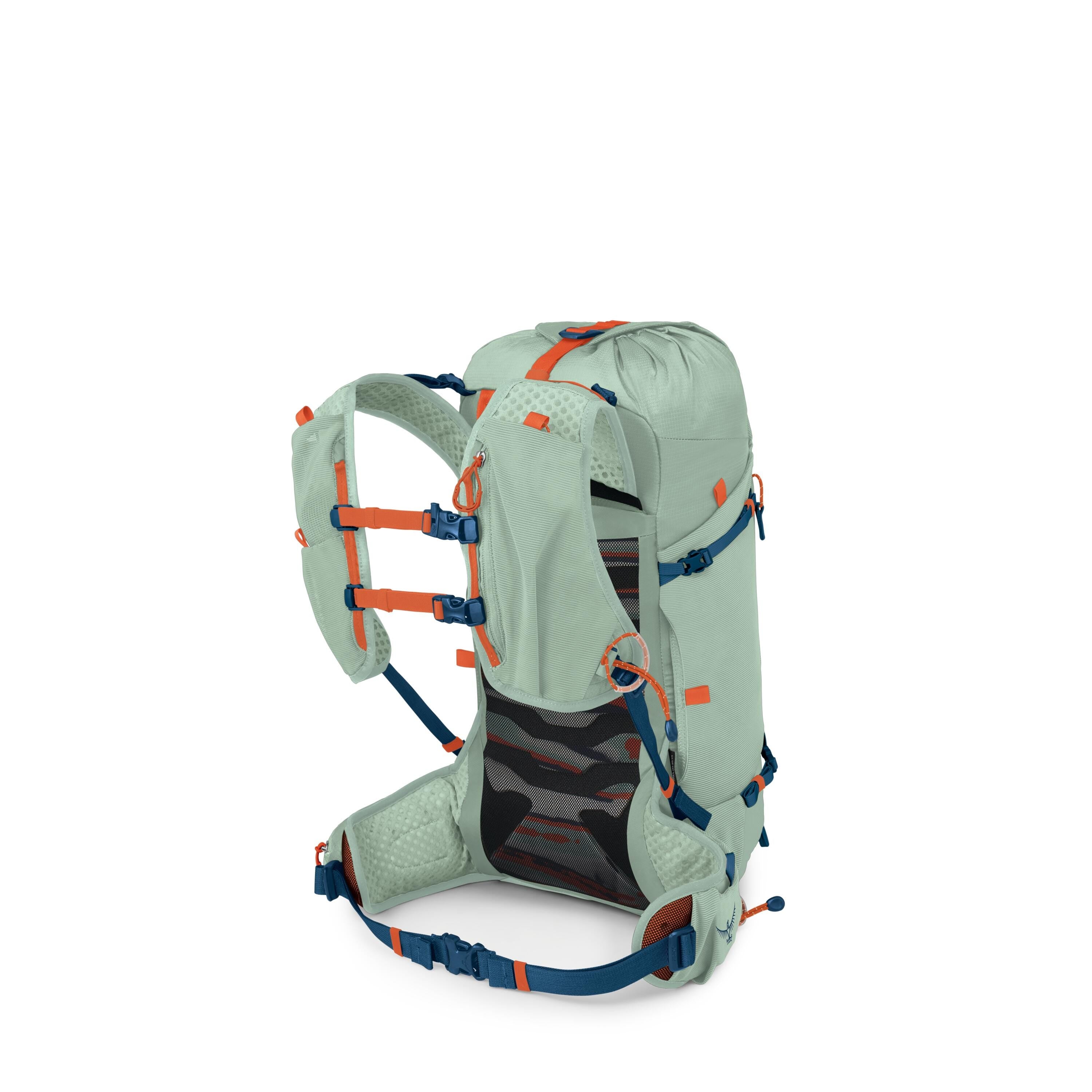 Osprey Talon Velocity 20 Hiking Backpack 20L in Frosty Mint — angle view 3