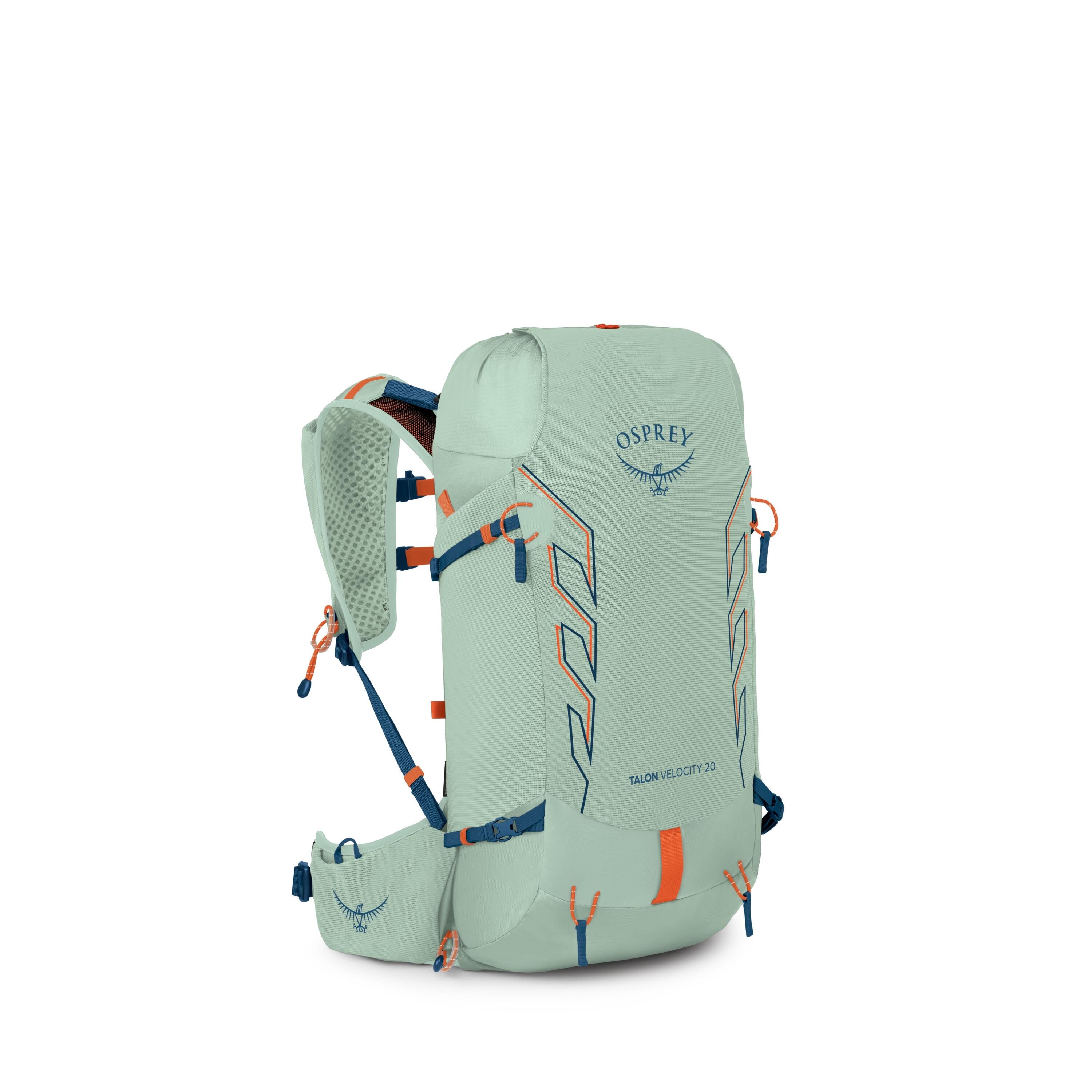 Osprey Talon Velocity 20 Hiking Backpack 20L in Frosty Mint — angle view 2