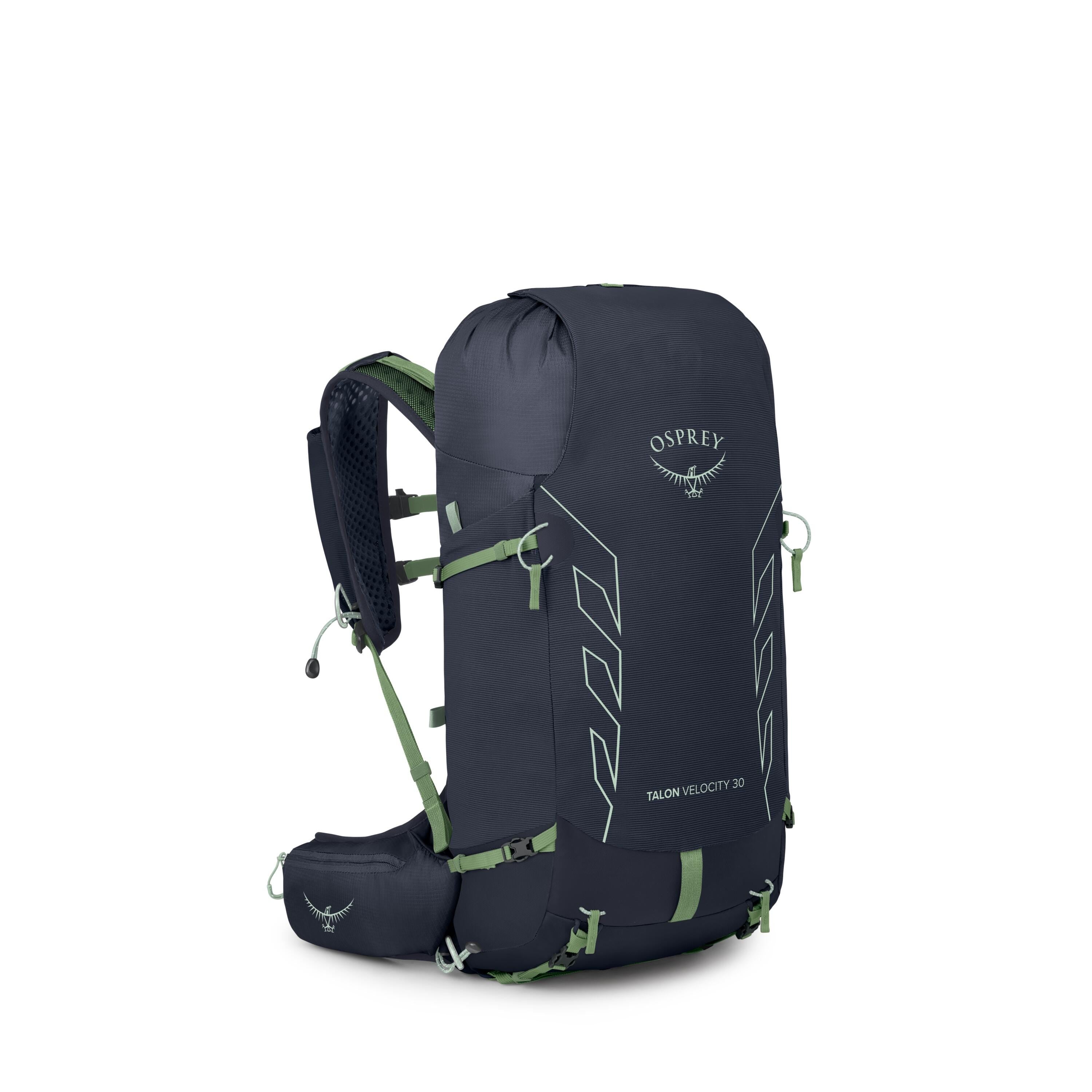 Osprey Talon Velocity 30 Hiking Backpack 30L in Nocturnal Blue — angle view 2