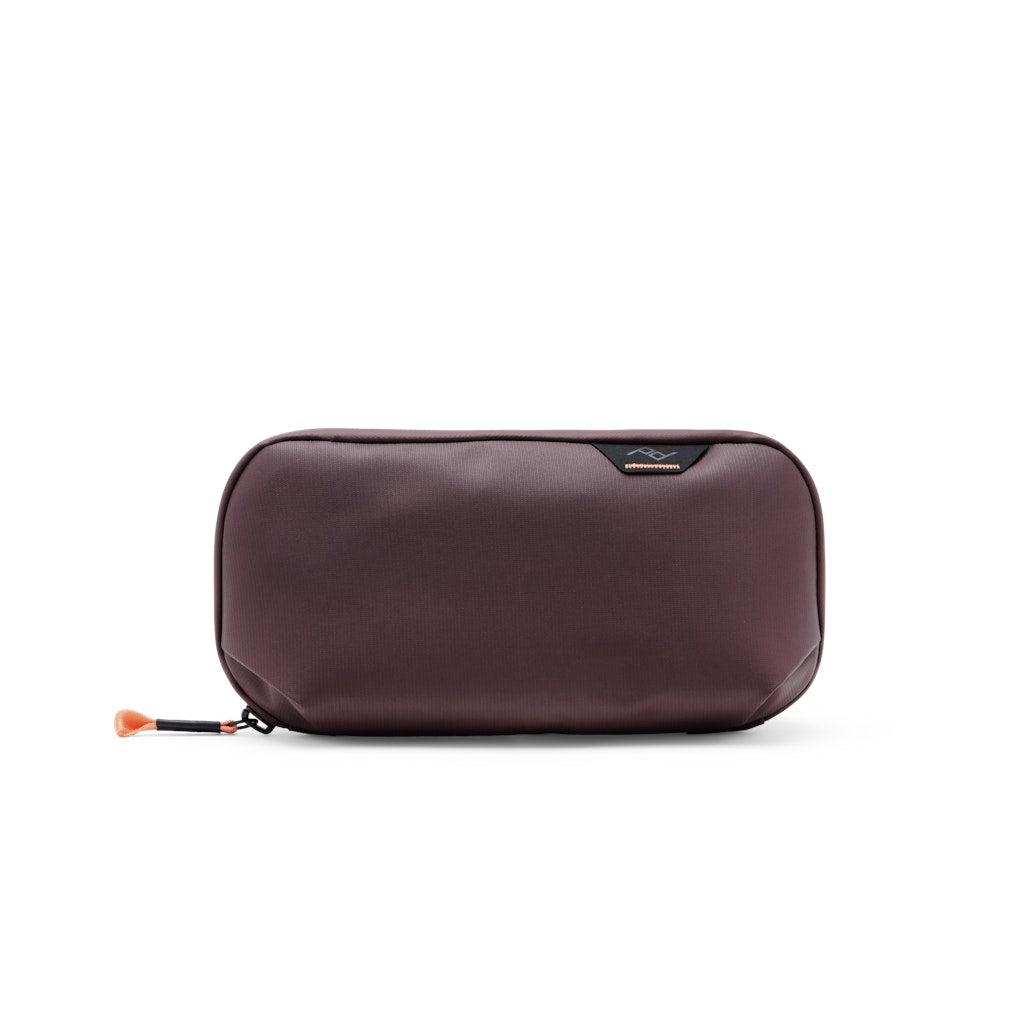 Peak Design Small Tech Pouch in Eclipse — front view # color_Eclipse