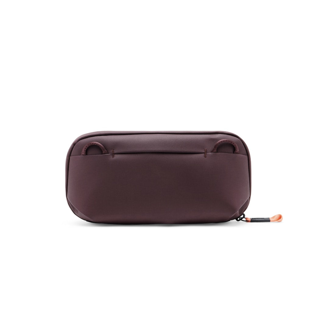 Peak Design Small Tech Pouch in Eclipse — back view # color_Eclipse