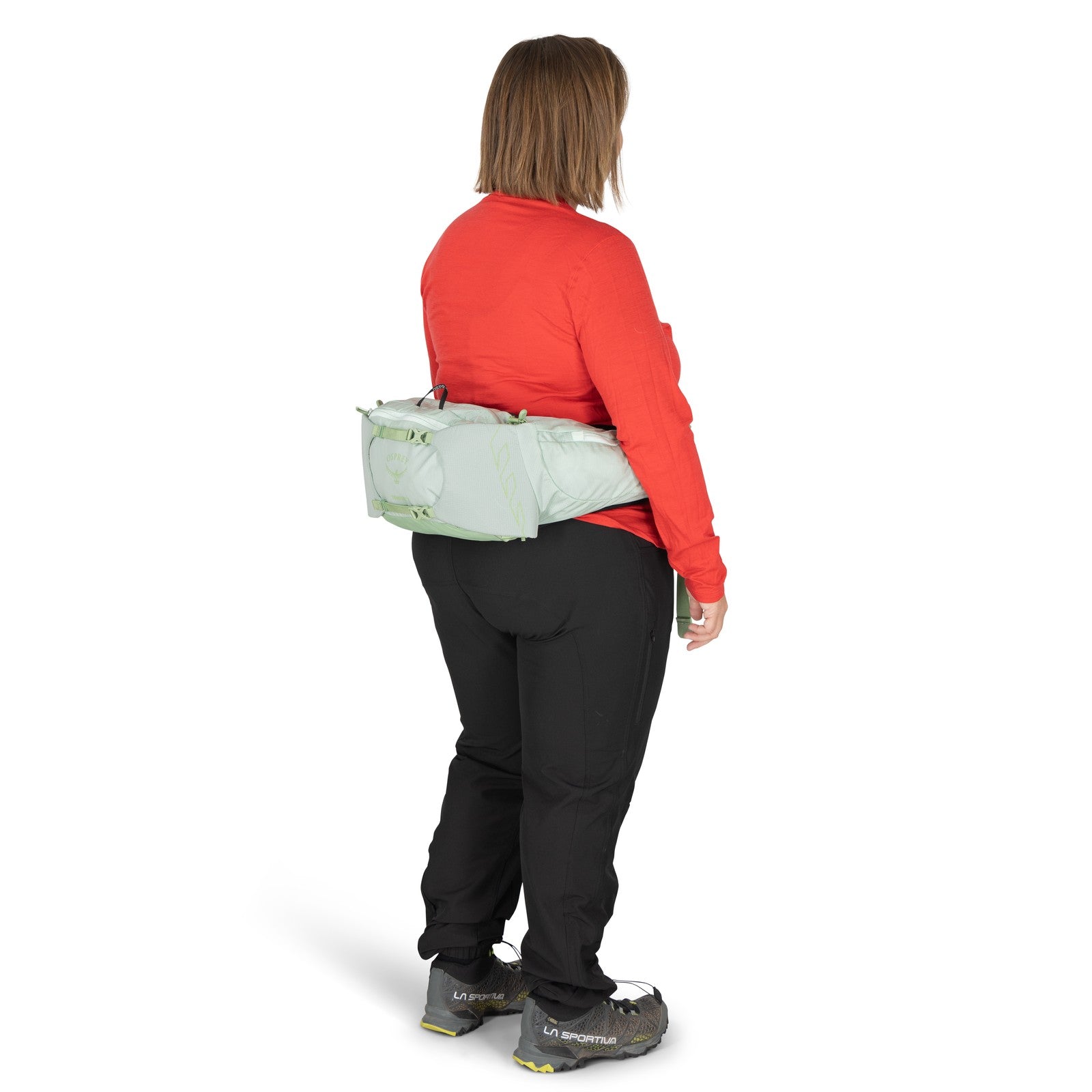 Osprey Tempest 6 Extended Fit Waist Pack in Frosty Mint Green/Botanica — lifestyle 2