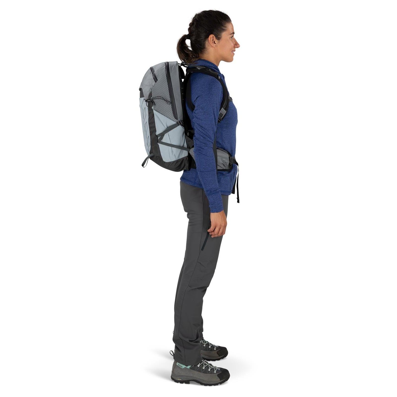 Osprey Tempest Pro 20 Women's Hiking Backpack 20L in Silver Lining — lifestyle 2