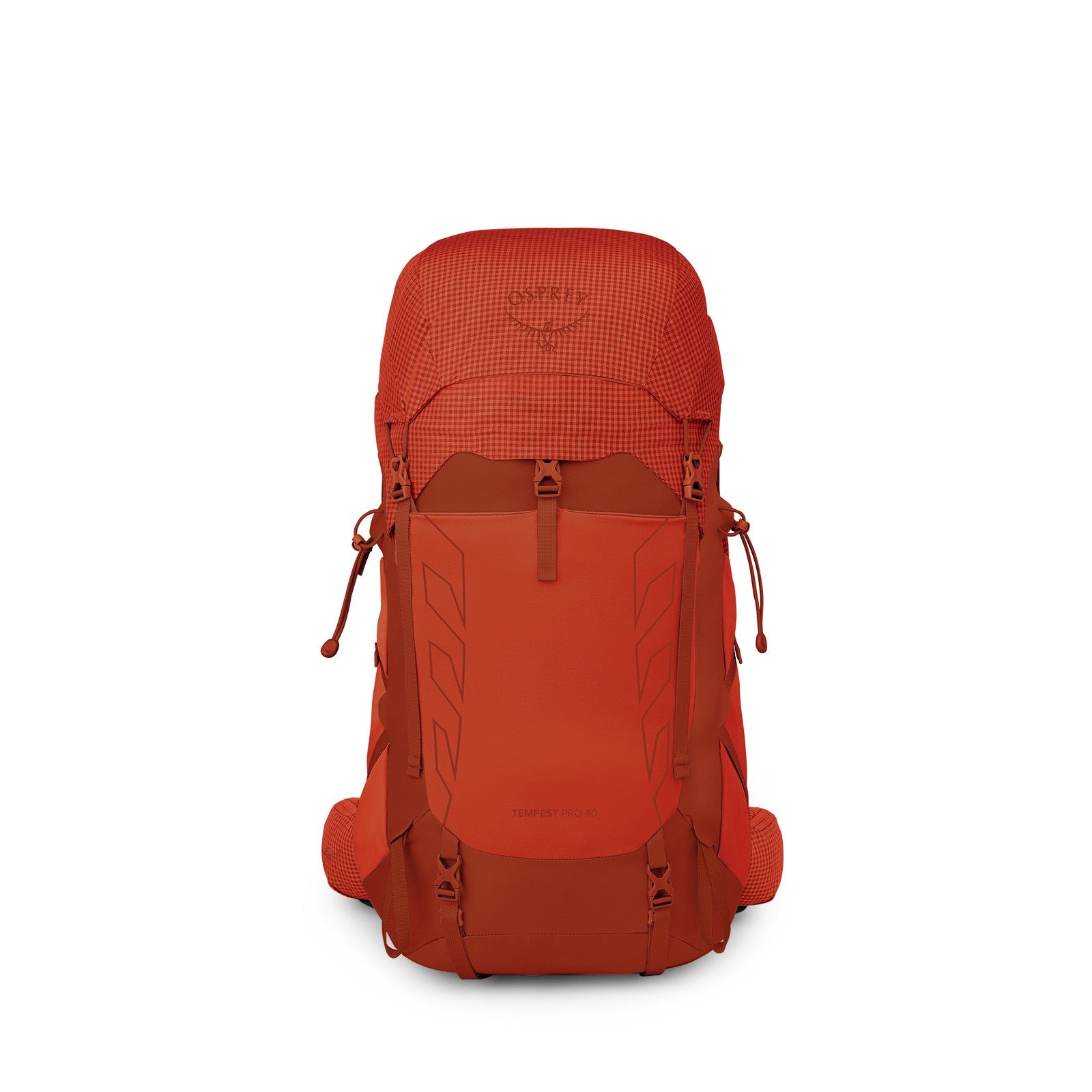 Osprey Tempest Pro 40 Women's Hiking Backpack 40L in Mars Orange — front view