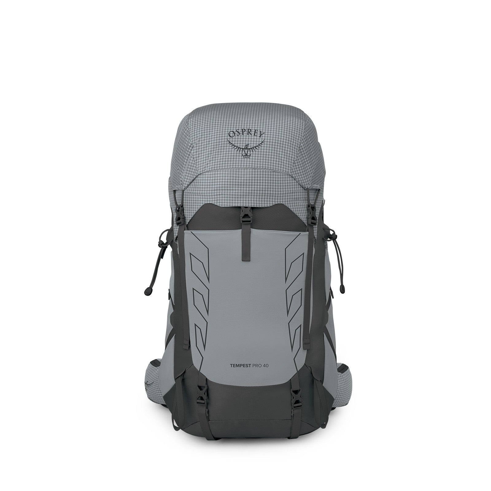 Osprey Tempest Pro 40 Women's Hiking Backpack 40L in Silver Lining — front view