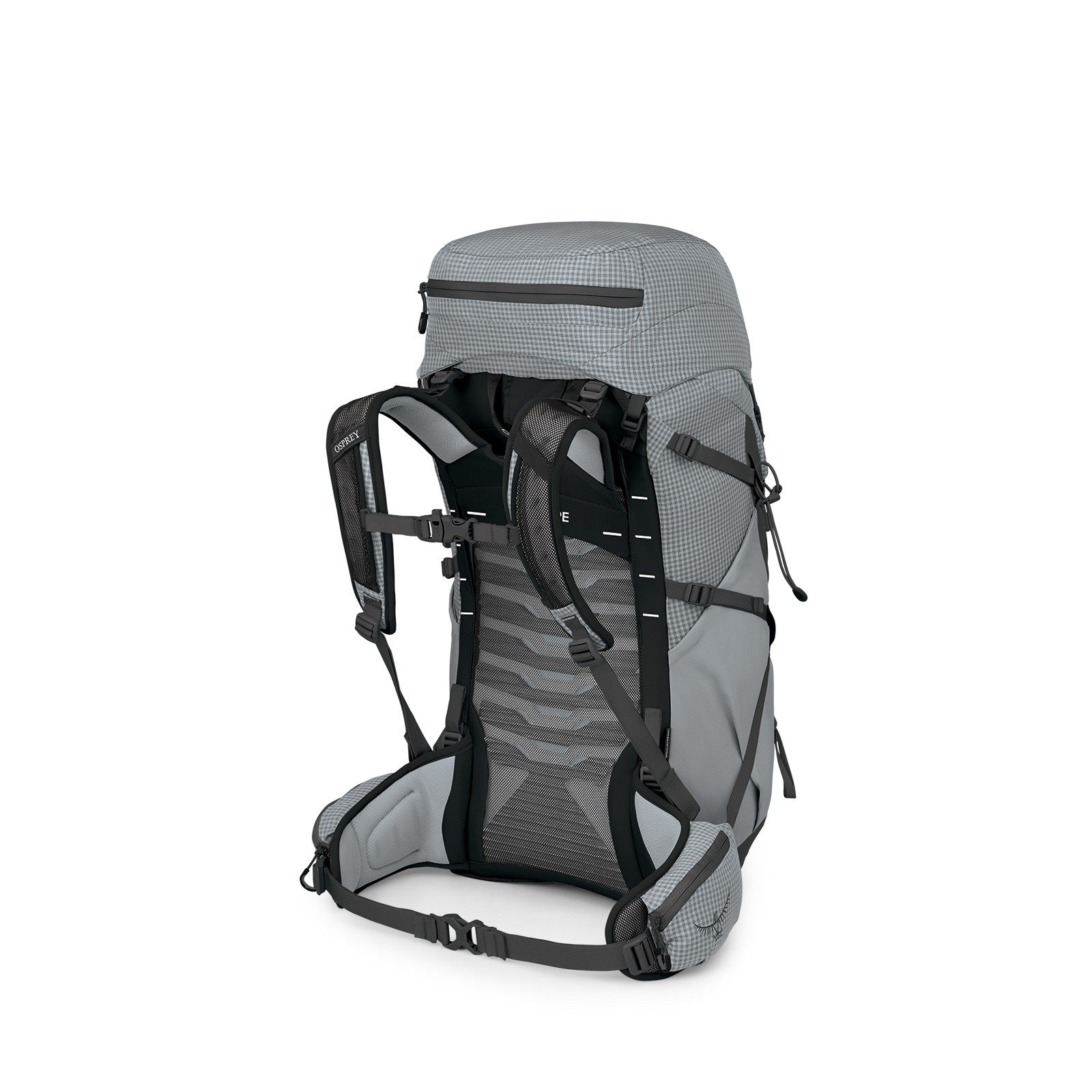 Osprey Tempest Pro 40 Women's Hiking Backpack 40L in Silver Lining — angle view 3