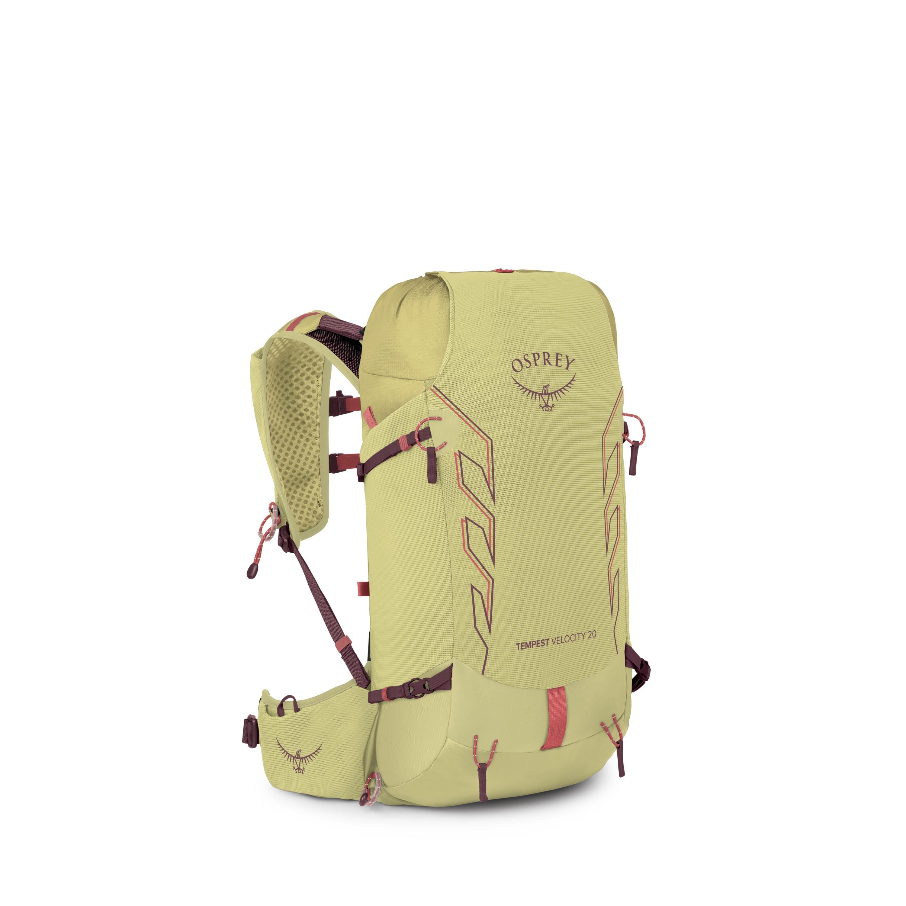 Osprey Tempest Velocity 20 Hiking Backpack 20L in Wander Yellow — angle view 2
