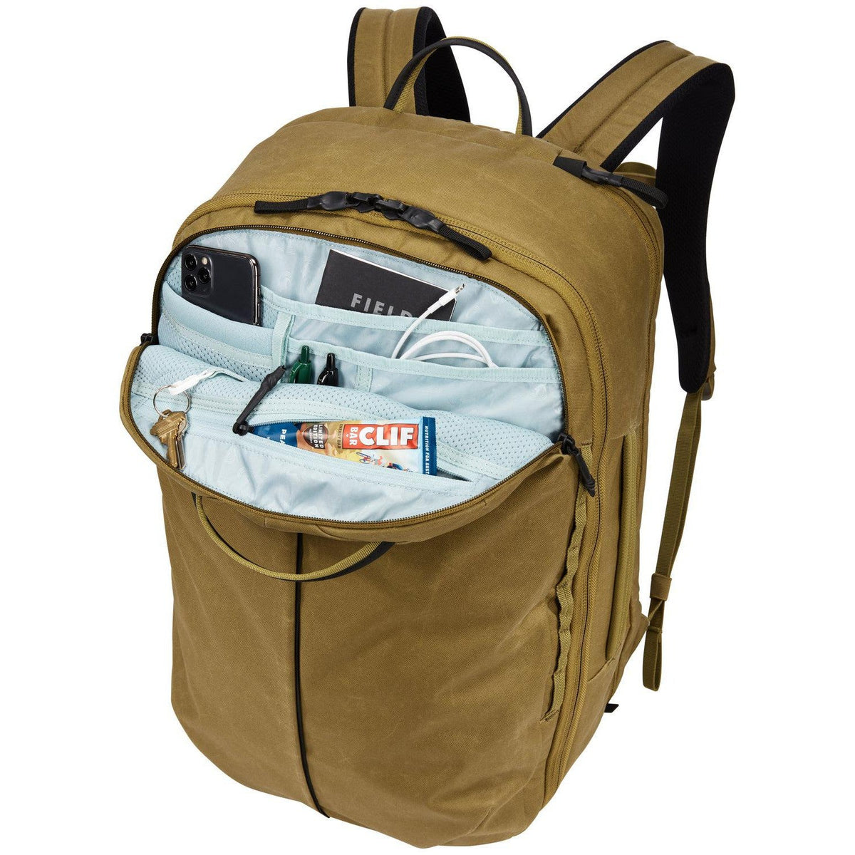 Thule Aion Travel Backpack 40L in Nutria Brown — interior view 4