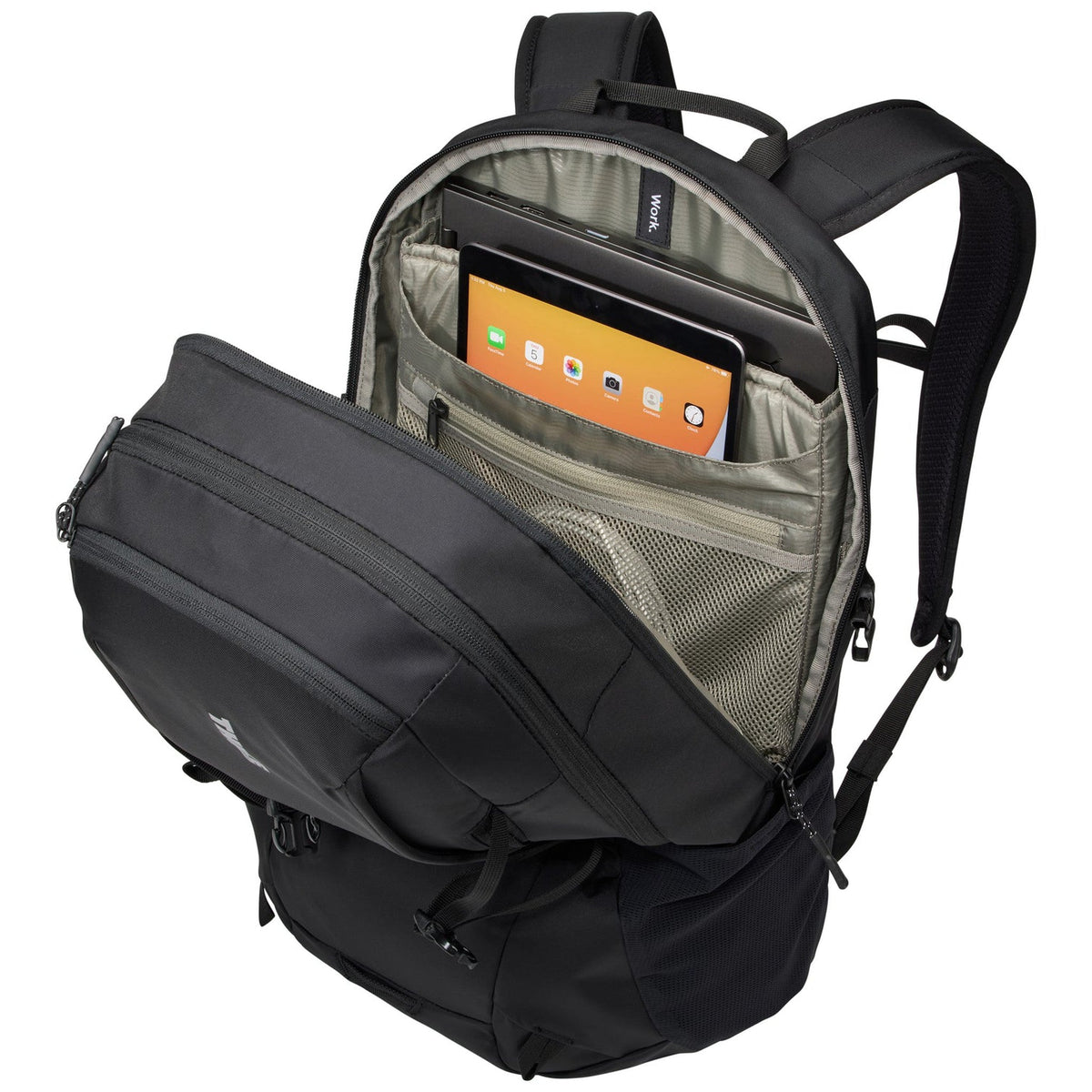 Thule EnRoute Backpack 23L in Black — interior view 3