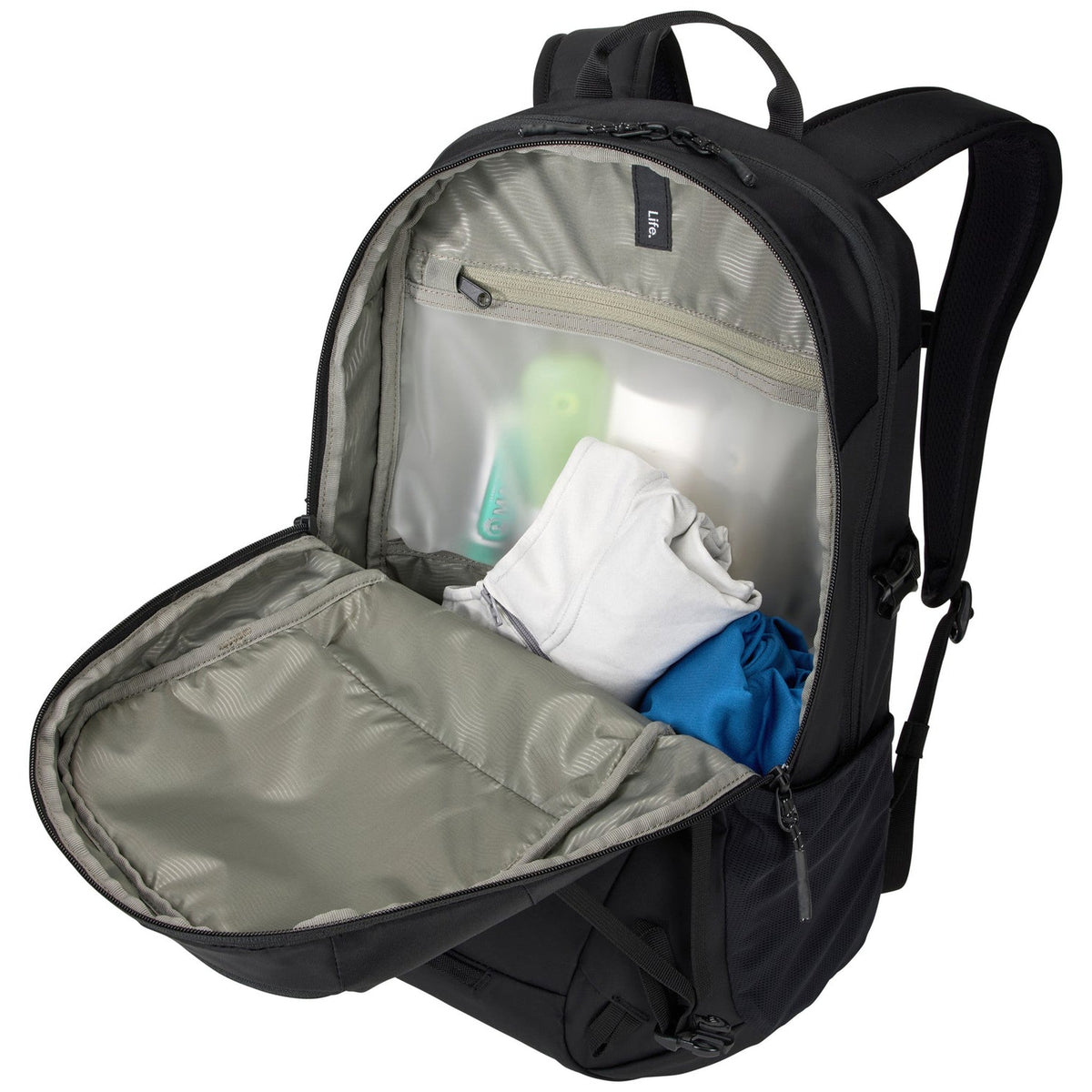 Thule EnRoute Backpack 23L in Black — interior view 2