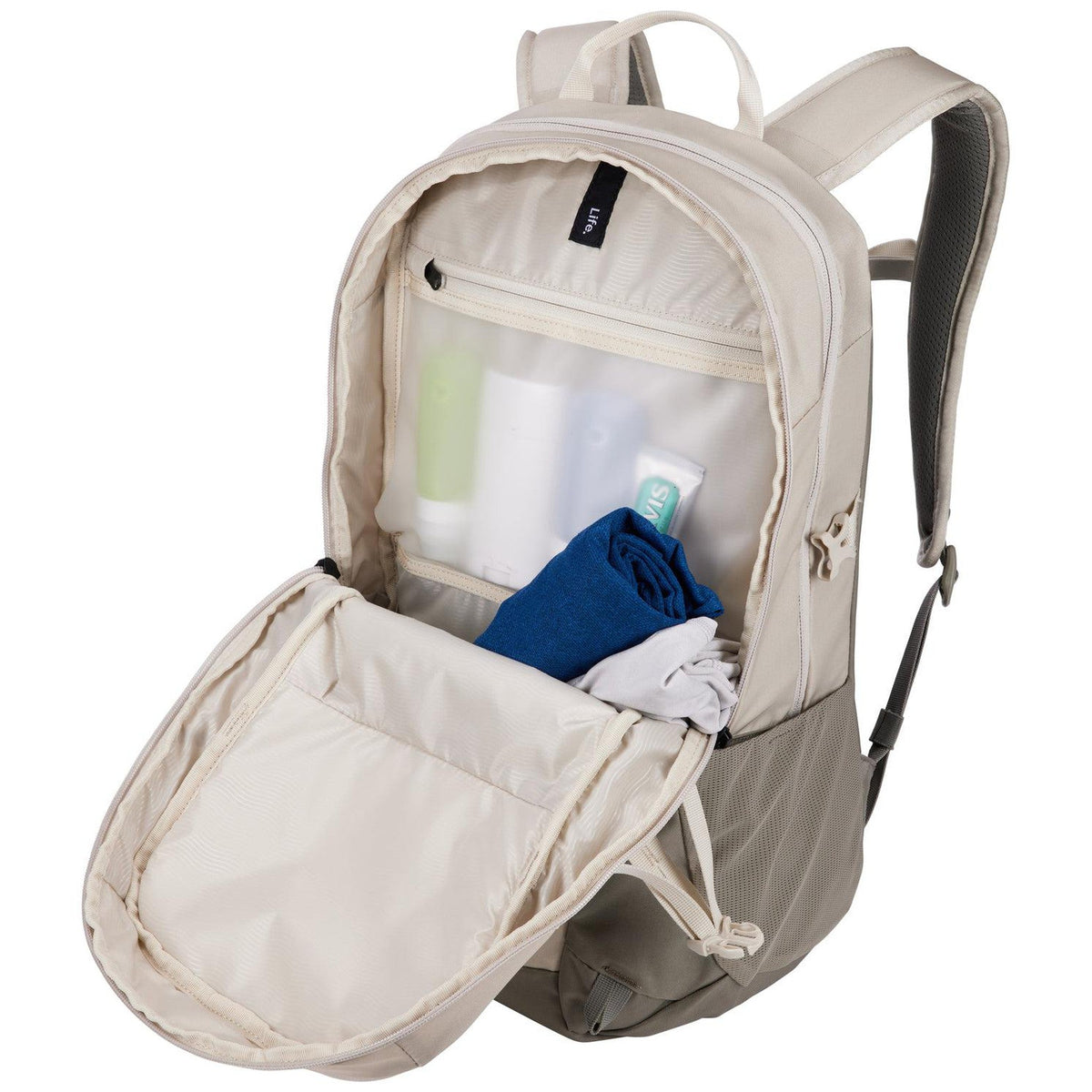 Thule EnRoute Backpack 23L in Pelican/Vetiver — interior view 2
