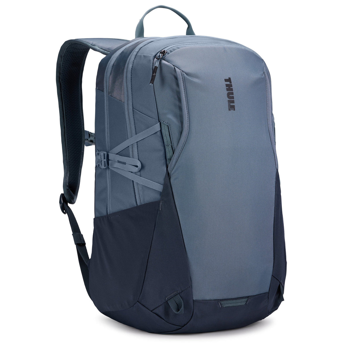 Thule EnRoute Backpack 23L in Pound Gray Dark Slate — front view # color_Pound Gray Dark Slate