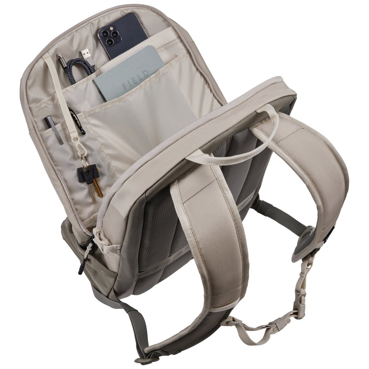 Thule EnRoute Backpack 23L in Pelican/Vetiver — interior view 3