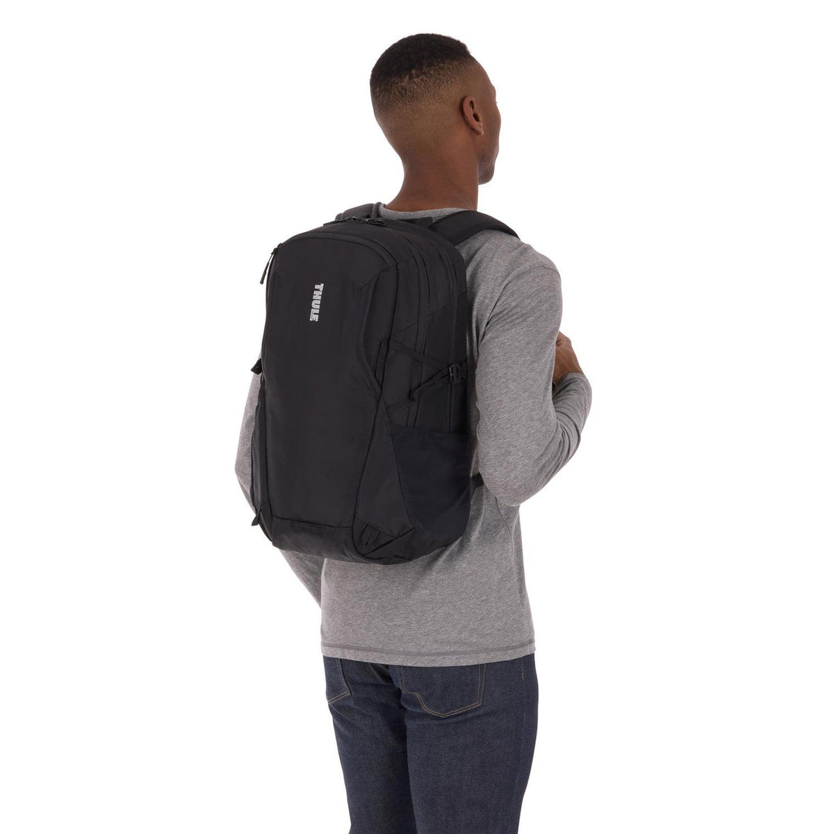 Thule EnRoute Backpack 23L in Black — lifestyle