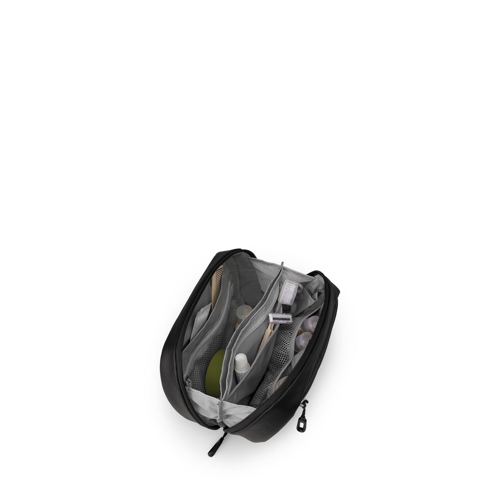 Osprey Transporter Large Toiletry Kit 3.5L in Raven Black Black — angle view 3
