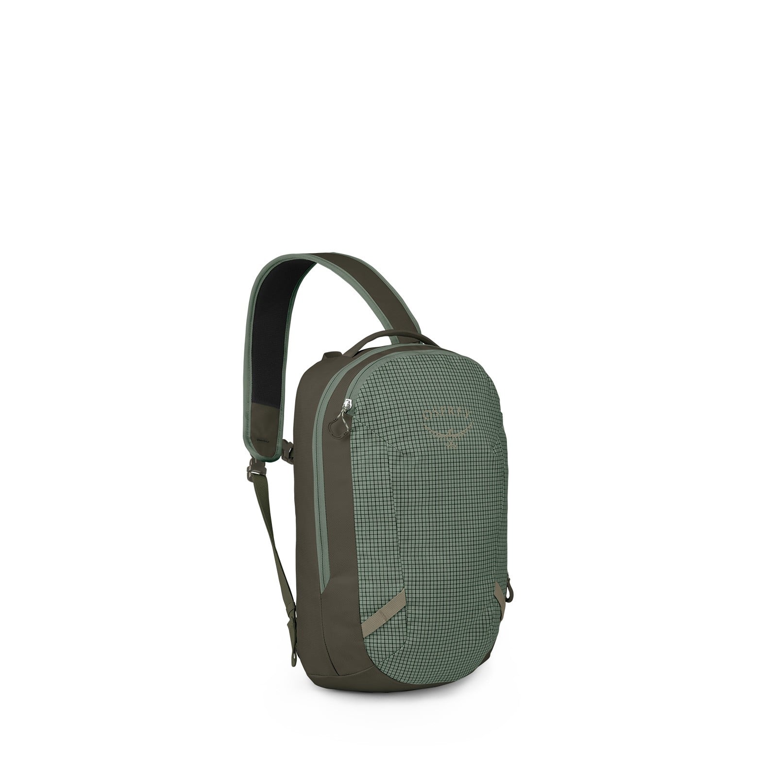 Osprey Transporter Sling 13L in Pine Leaf Green — angle view 2