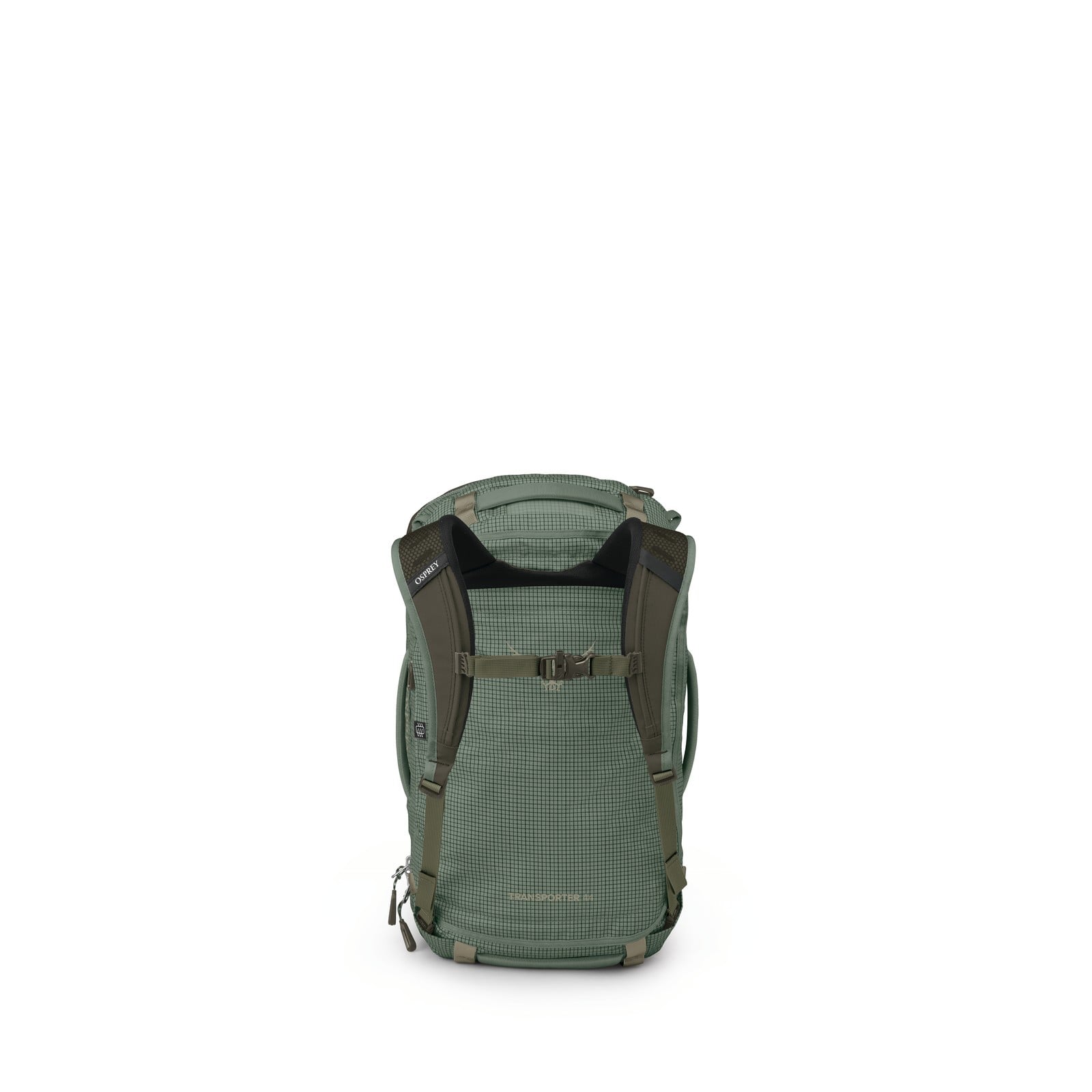 Osprey Transporter Squffel 44L in Pine Leaf Green — back view