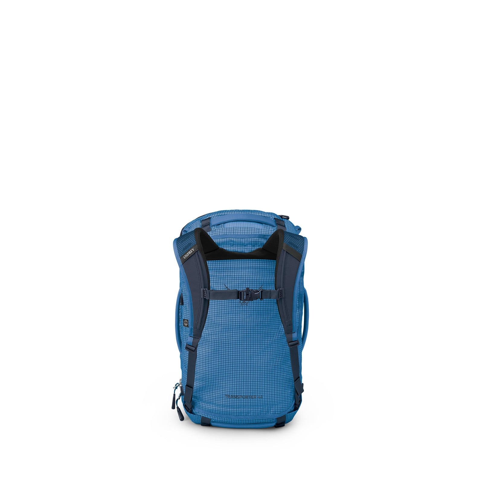 Osprey Transporter Squffel 44L in Blue Flame / Nocturnal Blue — back view