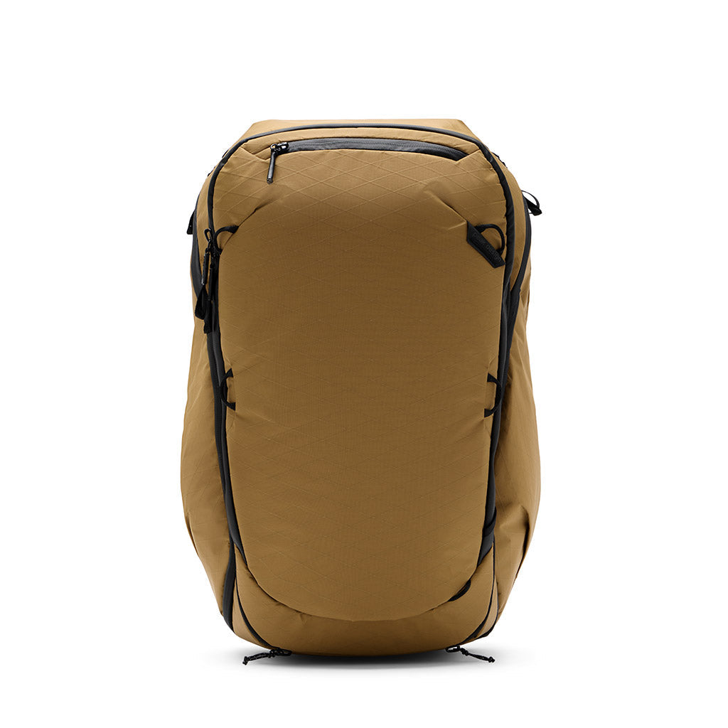 Peak Design Travel Backpack 45L in Coyote — front view # color_Coyote