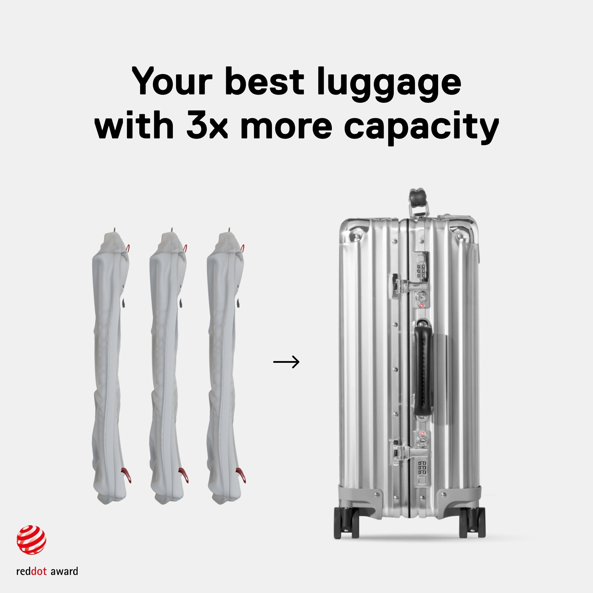 Ekster TravelPack Vacuum Kit - frosted transparency