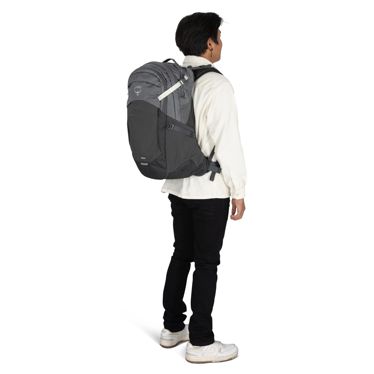Osprey Tropos Backpack 32L in Phantom Grey Heather — lifestyle 2