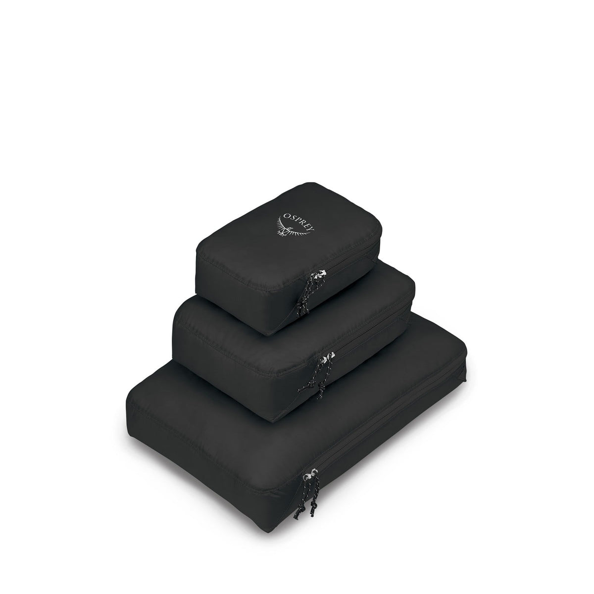 Osprey Ultralight Packing Cube Set in Black — front view