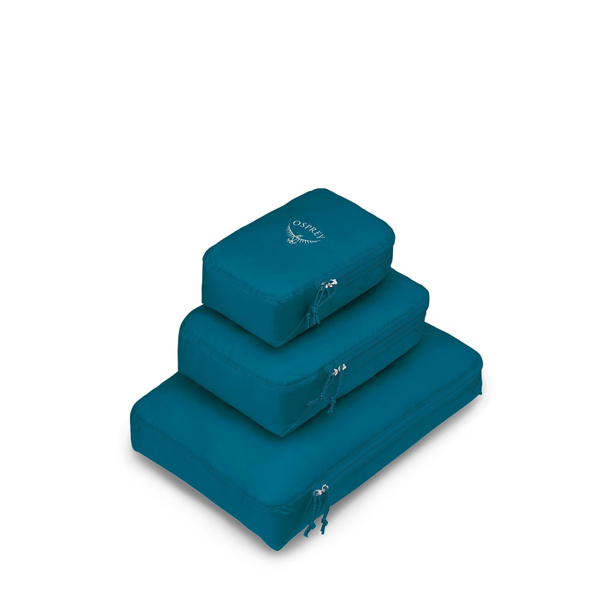 Osprey Ultralight Packing Cube Set in Waterfront Blue — front view