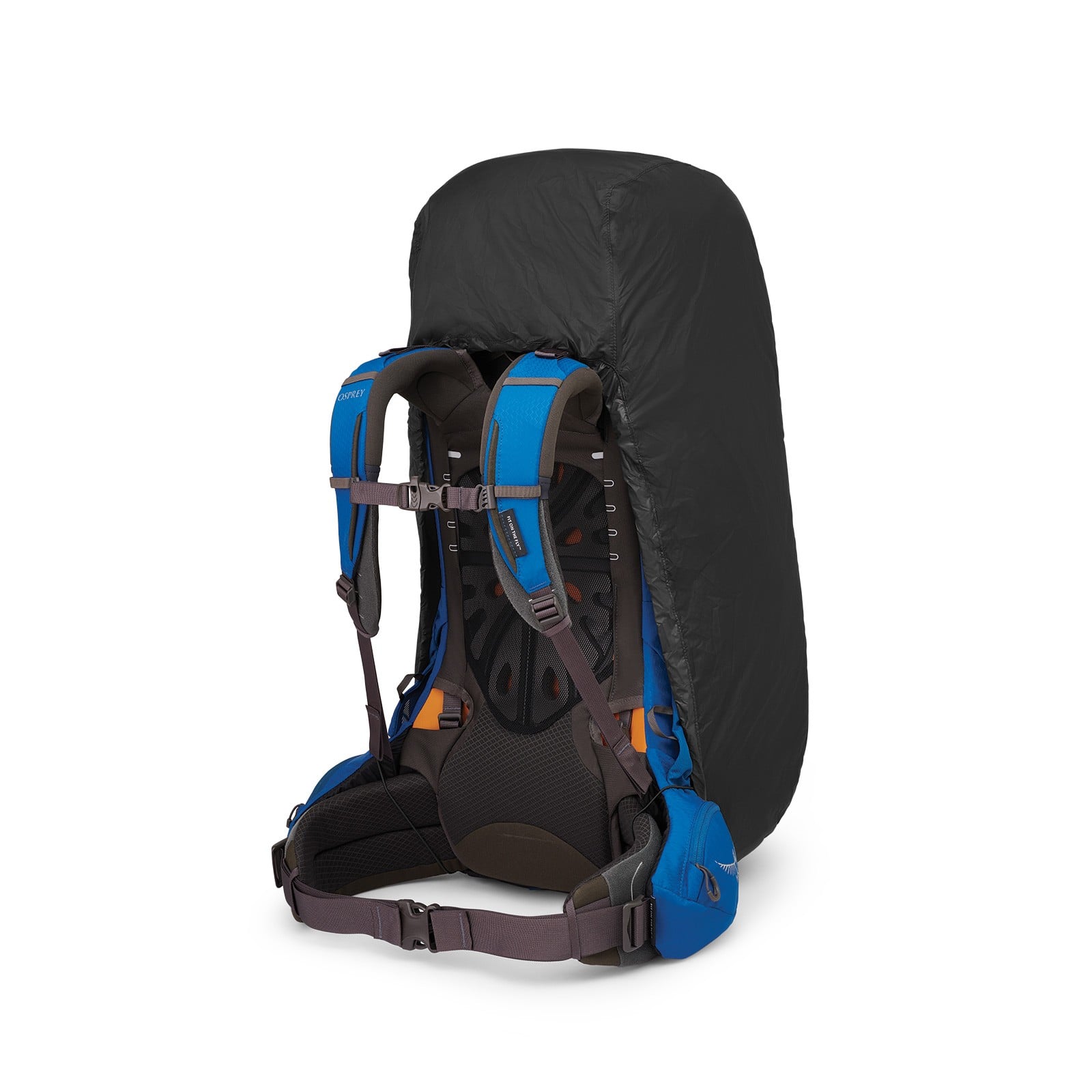 Osprey Ultralight Raincover Medium in Black — angle view 3