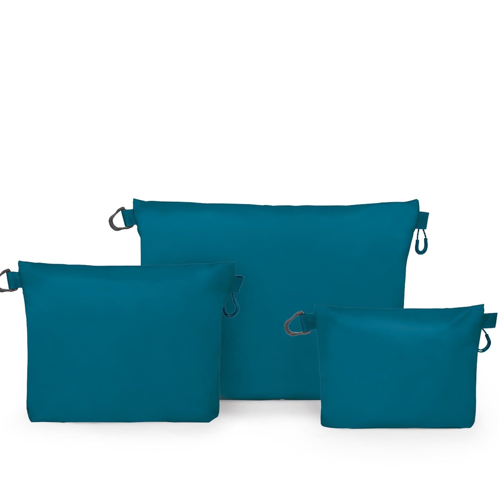 Osprey Ultralight Zipper Sack Set in Waterfront Blue — back view