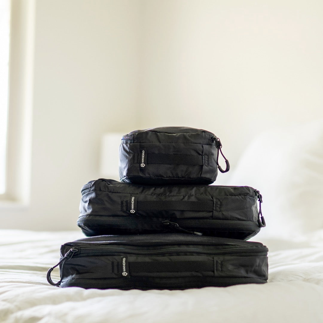 WANDRD Packing Cubes Bundle in Black — angle view 3