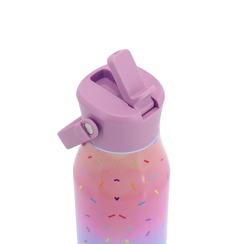 J World Flowee 22oz Insulated Water Bottle in Confetti — detail view # color_Confetti