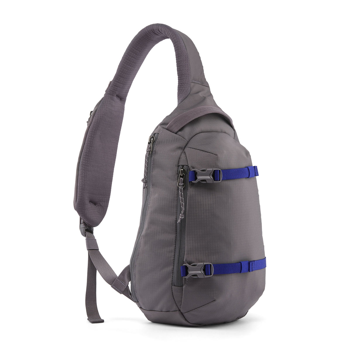 Patagonia Atom Sling Bag 8L in May Grey — front view # color_May Grey