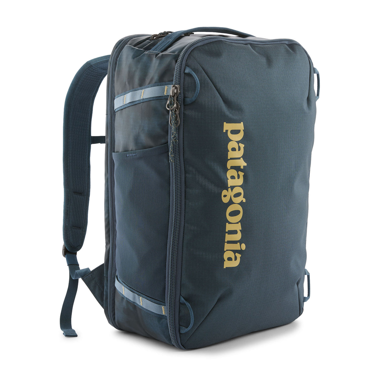 Patagonia Black Hole Mini MLC Pack 30L in Sastrugi: Summit Blue — front view # color_Sastrugi: Summit Blue