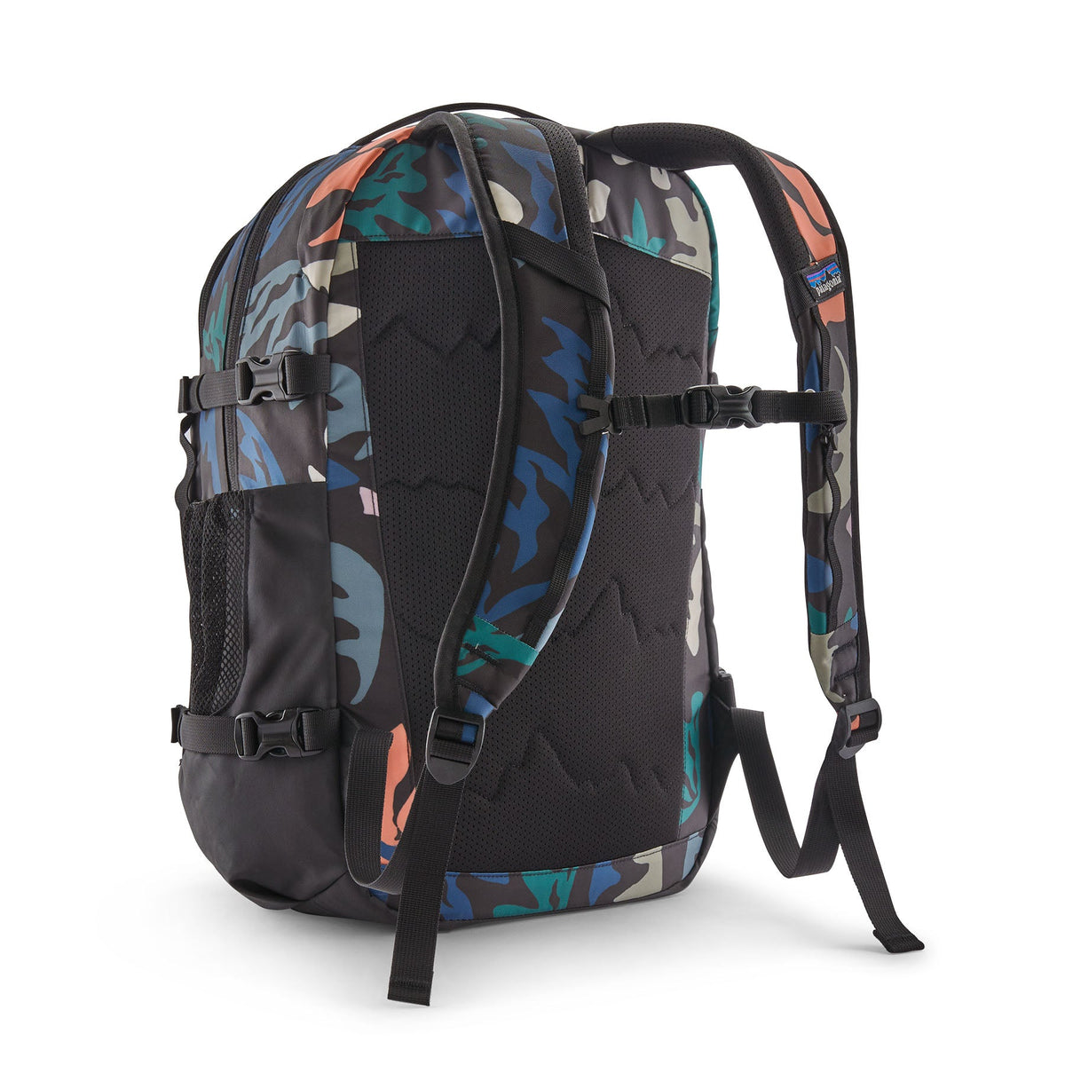 Patagonia Refugio Daypack 30L in Kaleido: Black — back view
