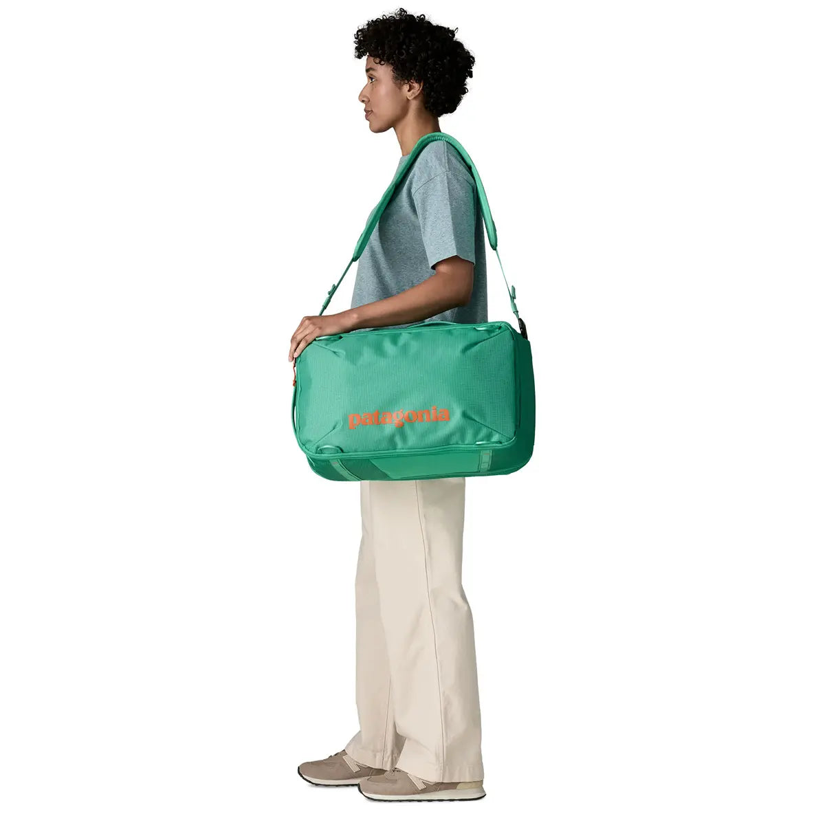 Patagonia Black Hole Mini MLC Pack 30L in Aqua Stone — lifestyle 2
