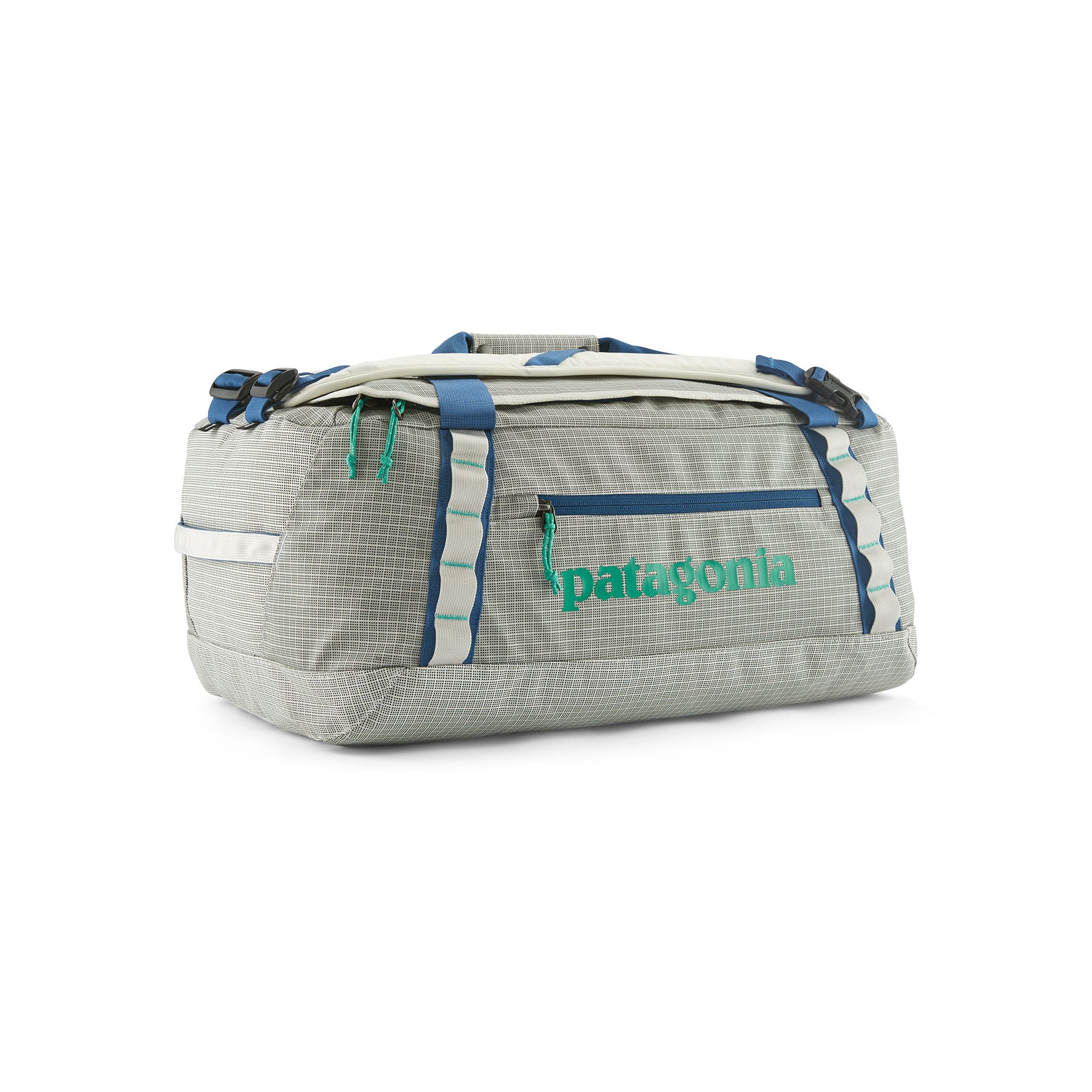 Patagonia Black Hole Duffel 40L in Birch White — front view # color_Birch White