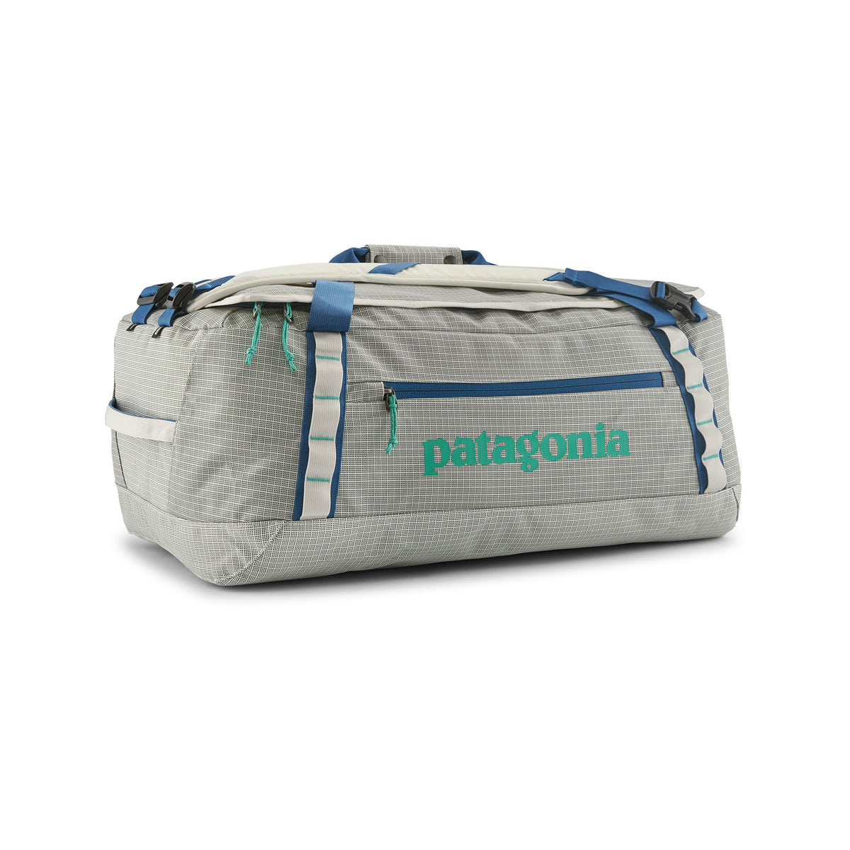 Patagonia Black Hole Duffel 55L in Birch White — front view # color_Birch White